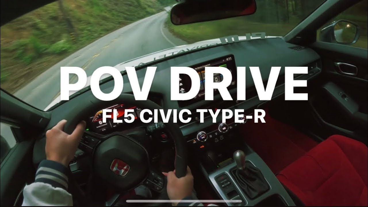 Honda Civic Type-R FL5 2024 года — всего 320 км — король переднего привода! (От первого лица)