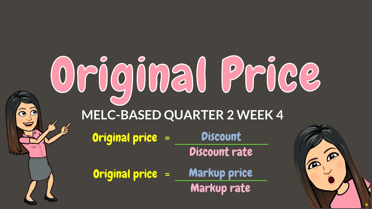 ORIGINAL PRICE | GRADE 6