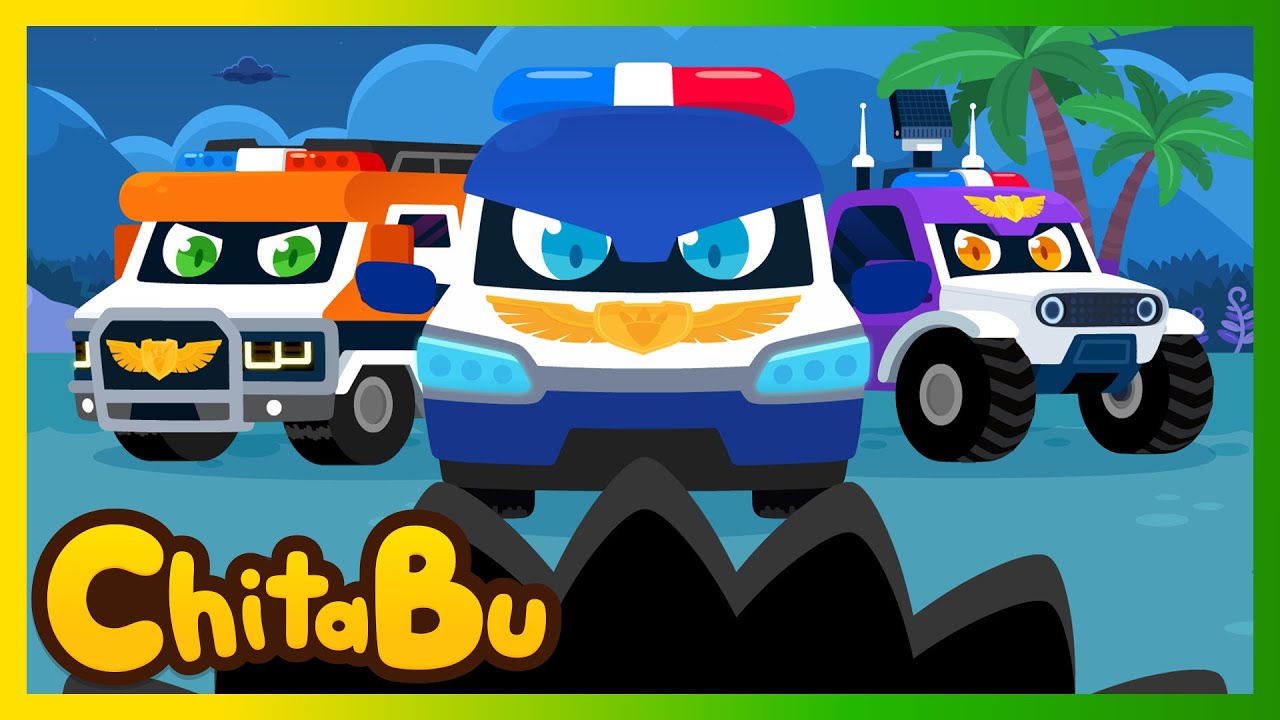 [MÚSICA NOVA 🥳] Vamos pegar o ladrão! DinoCarros 🚔🦕 | Cantigas & Músicas Infantis | #ChitaBu