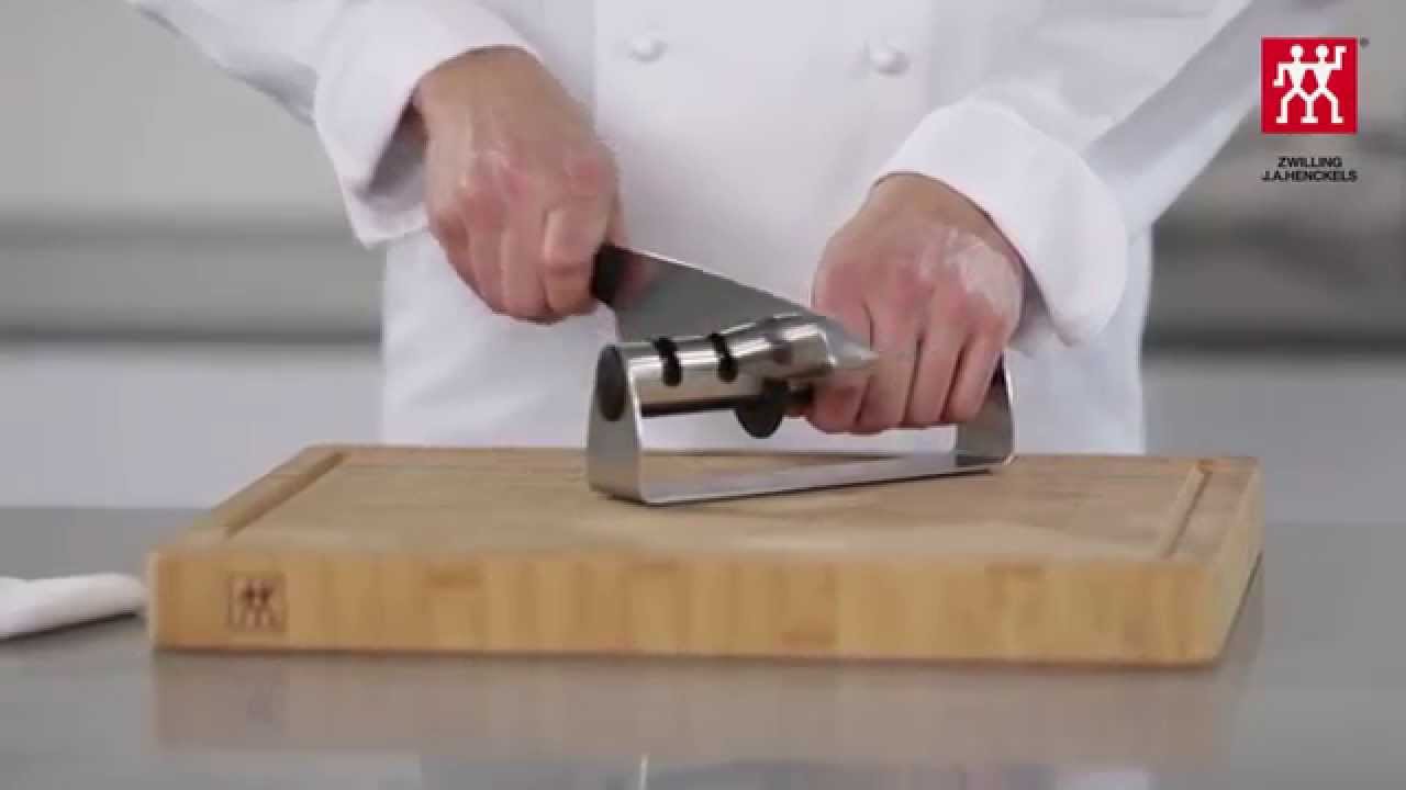 Messer sch&auml;rfen mit dem Messersch&auml;rfer TWINSHARP Select