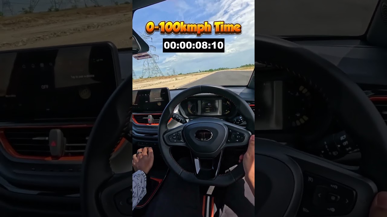 Tata Altroz Racer : 0-100kmph Time #tataaltrozracer