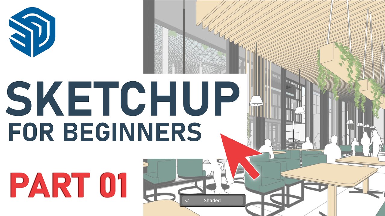 SketchUp Tutorial for Beginners in 7 MINUTES | FULL GUIDE- PART 01