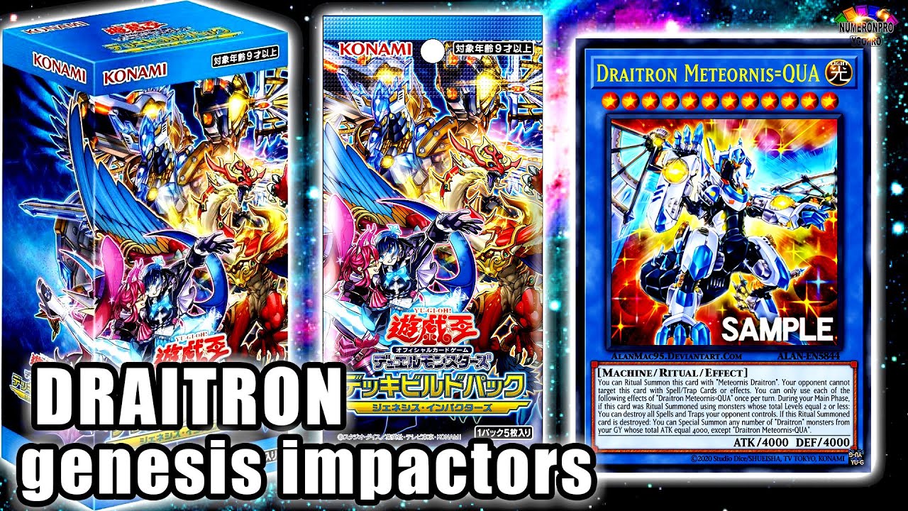 【YGOPRO】Draitron Deck New Support Draitron Meteornis=QUA 2020 Yugioh!