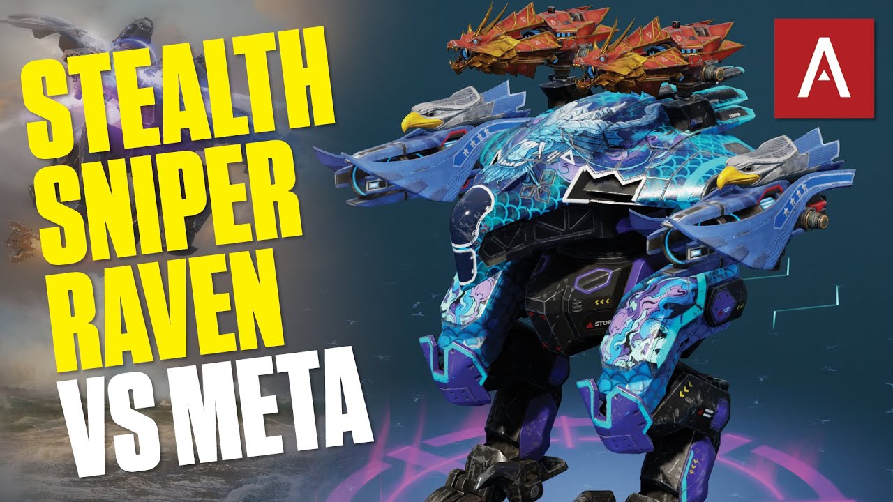 Raven Turned Into A Stealth Sniper In War Robots! WR Raven Gameplay