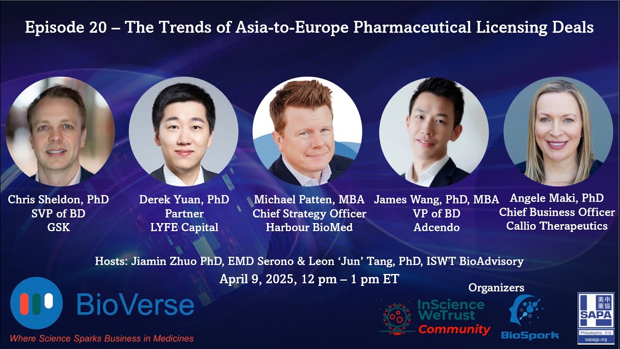 BioVerse Episode 20 - The Trends of Asia-to-Europe Pharmaceutical Licensing Deals
