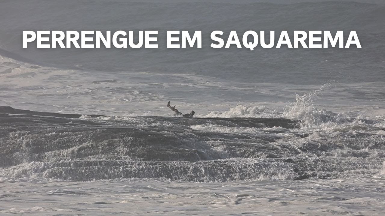 Perrengue em Saquarema - Jet ski destruído na Praia da Vila #Saquarema #Perigo