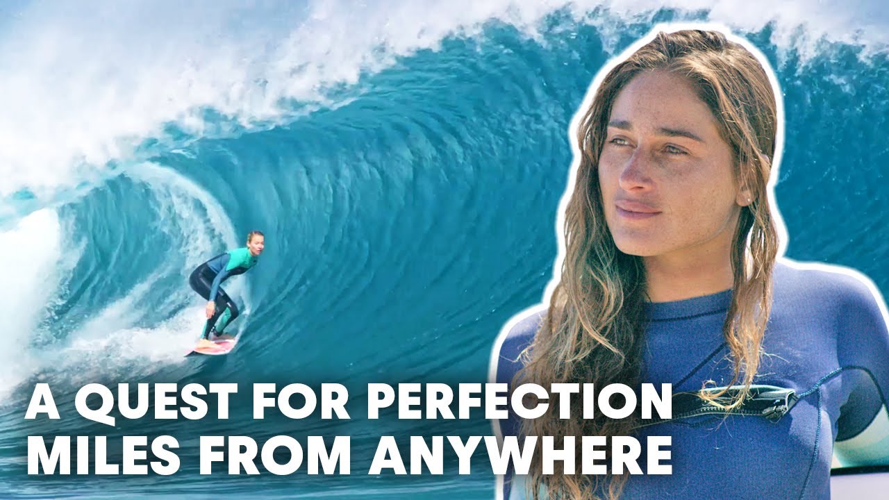 Michelle Des Bouillons And Imogen Caldwell Surf Big Desert Barrels | Taking Off