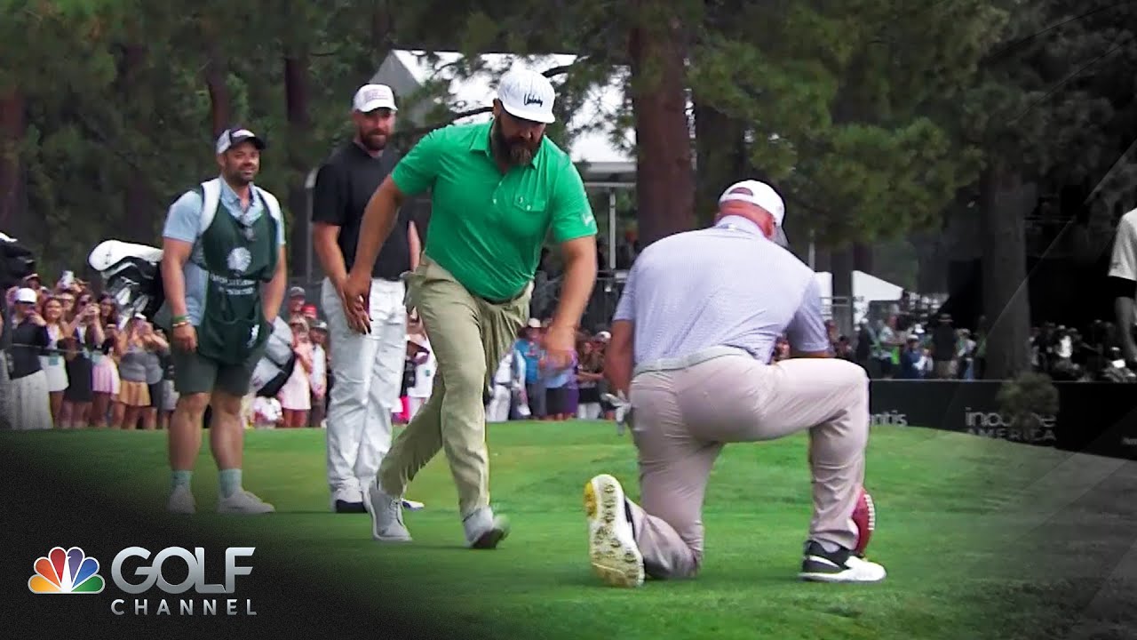 Highlights: Travis and Jason Kelce's American Century Championship Round 3 | Golf Channel