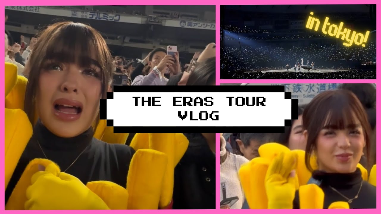 FINALLY! The Eras Tour in Tokyo vlog!!! || Andrea B.