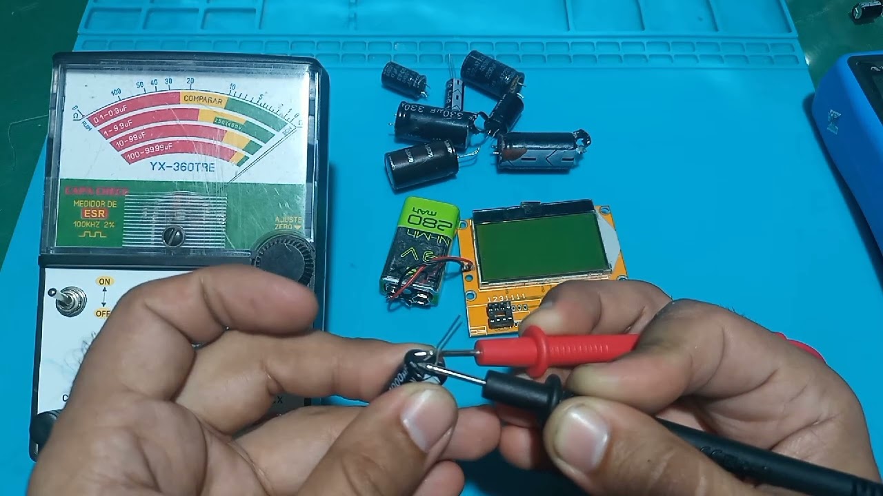 como testar ESR de capacitor