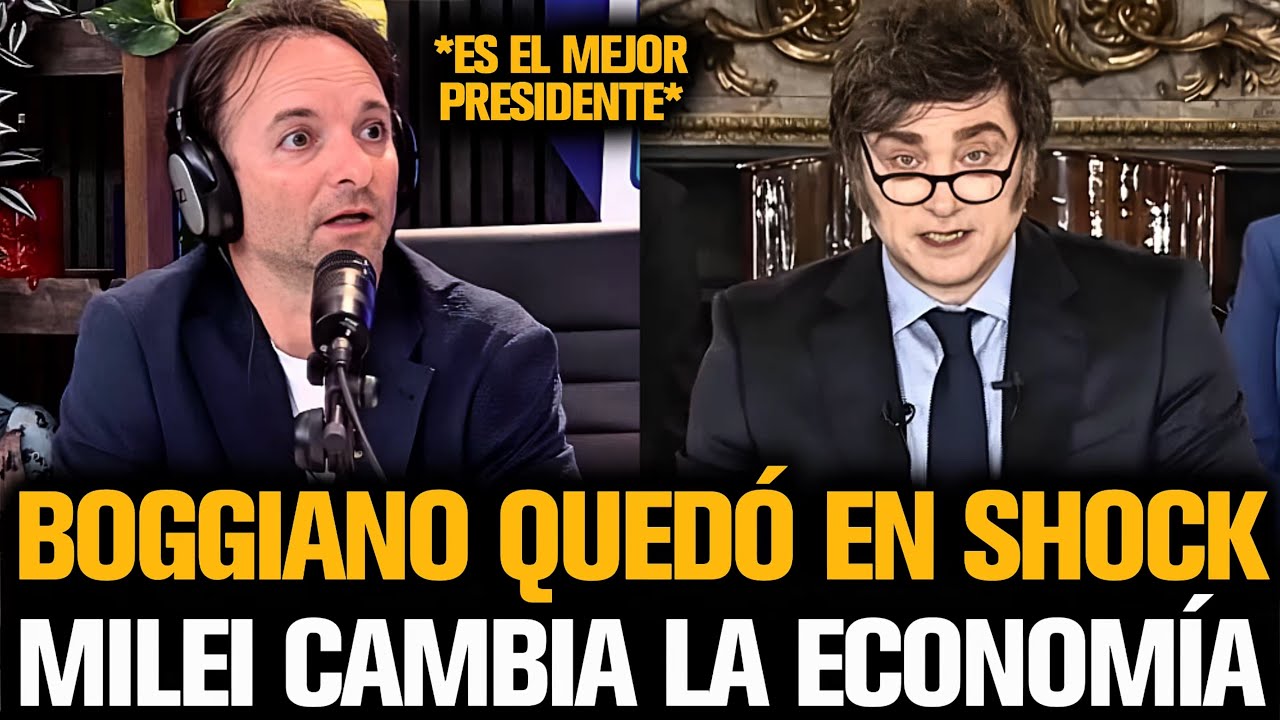 BOGGIANO QUED&Oacute; EN SHOCK POR EL MAYOR CAMBIO ECON&Oacute;MICO CON MILEI
