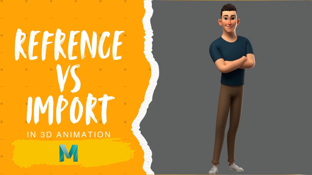 Maya File Referencing Workflow Used in Studios / Crony Animator's