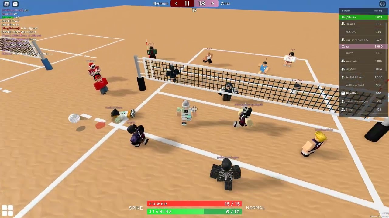 👍game!! Zana vs Ryomen RVL r3 s10 / Volleyball 4.2