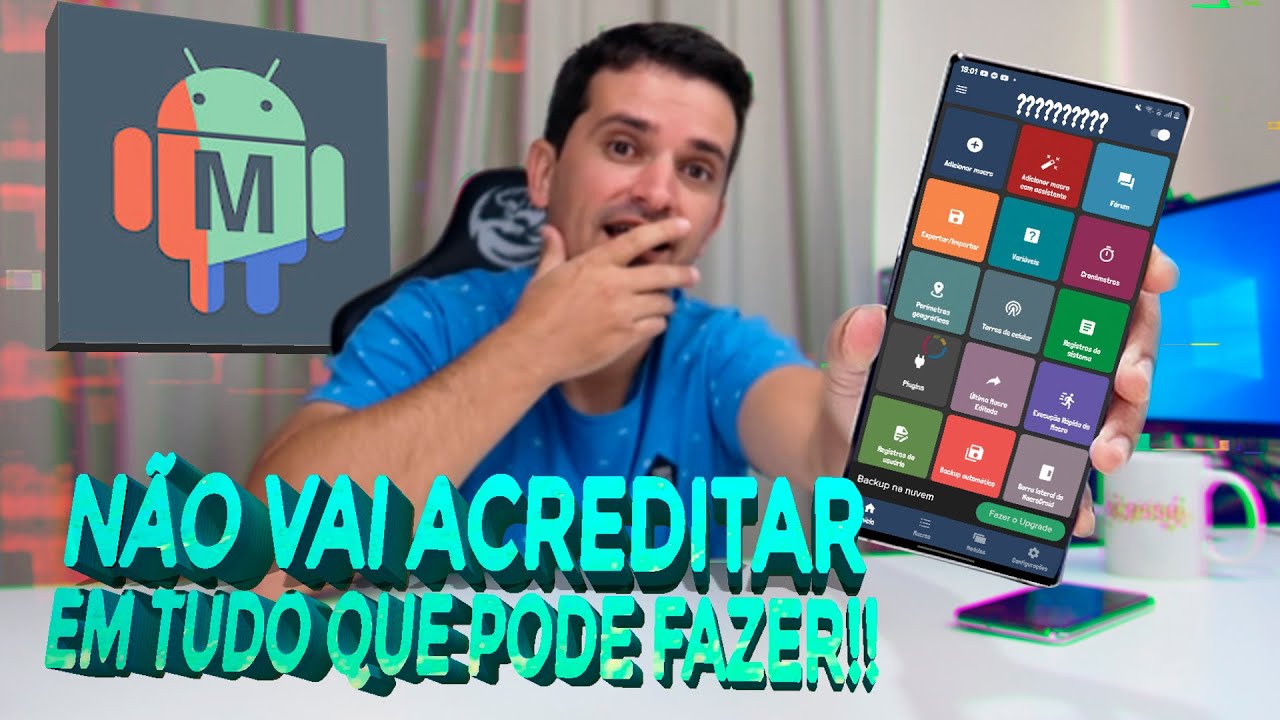 Esse APLICATIVO é um dos MAIS PODEROSOS da GOOGLE PLAY! Como USAR o MACRODROID!