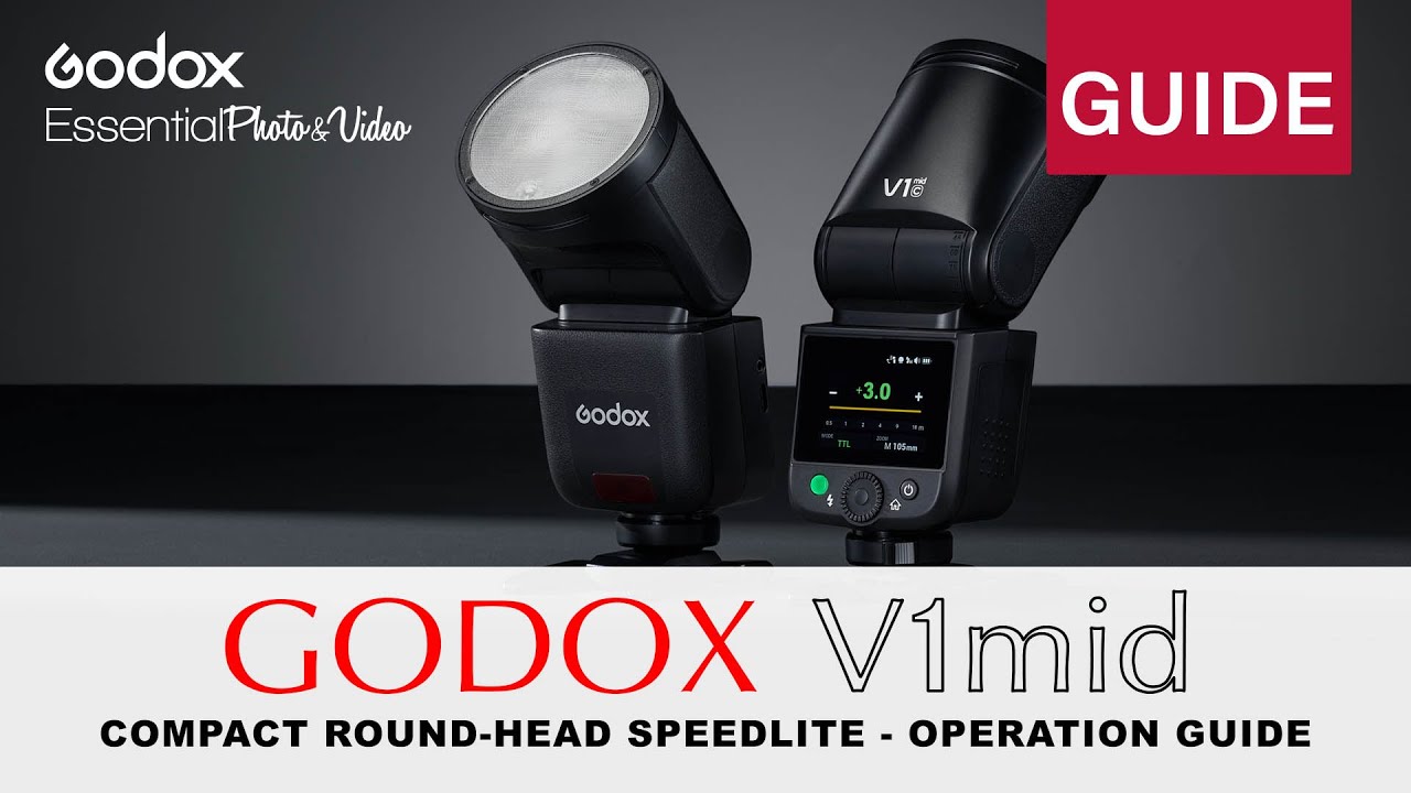 Godox V1mid Compact Round-Head Speedlite - Operation Guide