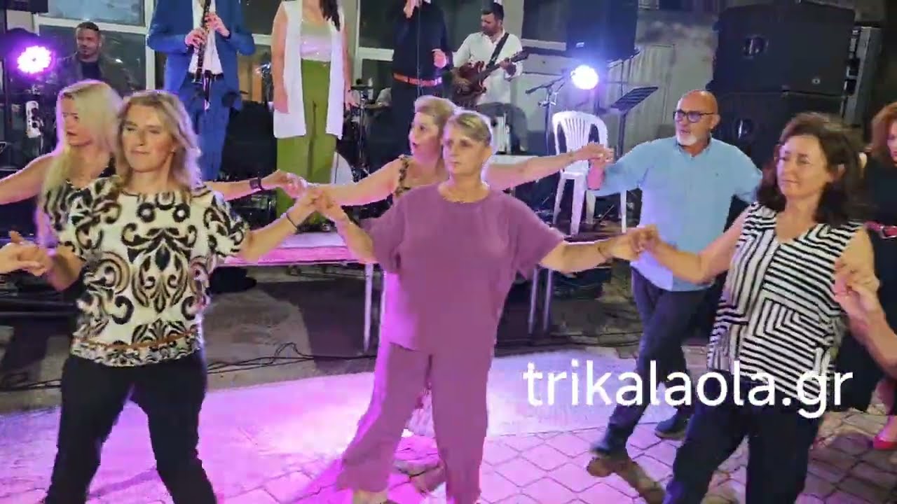 Κρήνη Τρικάλων Ετήσιο Αντάμωμα παραδοσιακό γλέντι χορός δημοτική βραδιά μέρος 1ο Σάββατο 9-8-2025