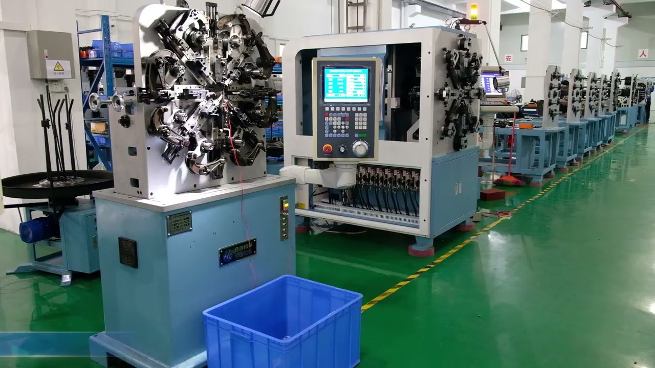 tension Spring, wire forming machine, wire bending machine, spring machine, Wecoil spring machinery