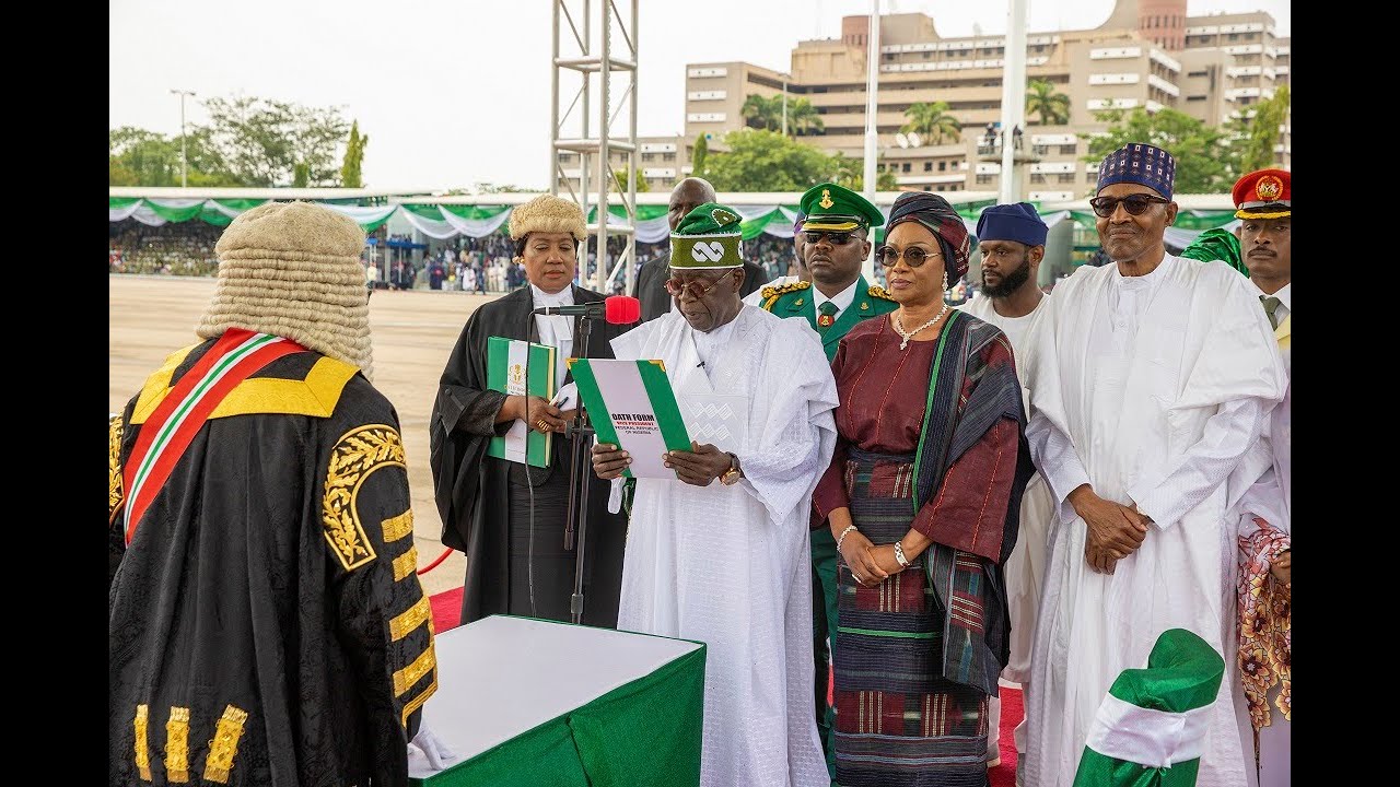Bola Ahmed Tinubu sworn in as Nigeria's new president