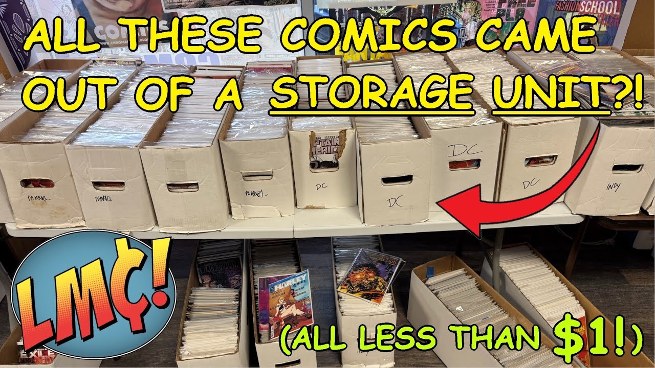 HUGE $1 Comic Sale Haul… from a STORAGE UNIT?!