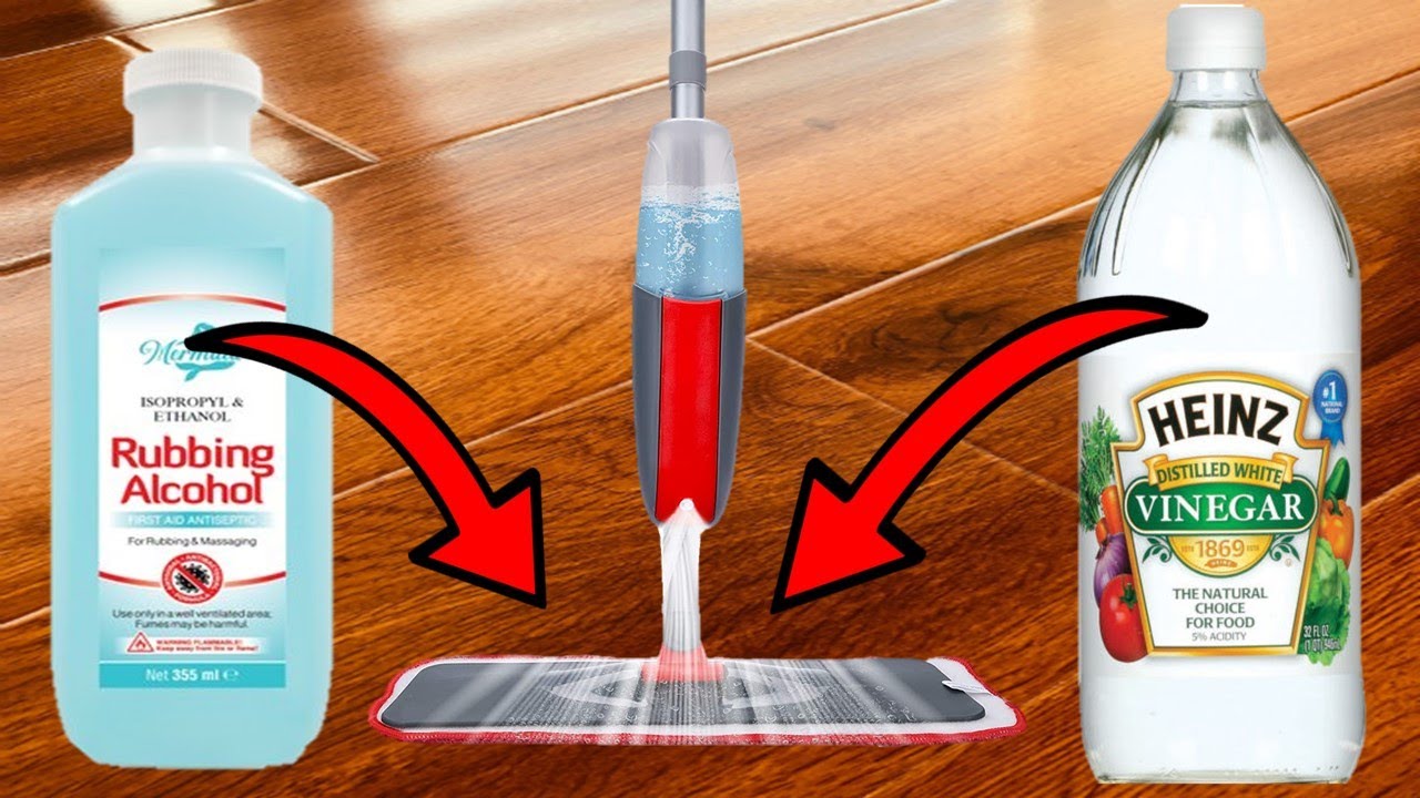 DIY LAMINATE FLOOR CLEANING SPRAY | How To Clean a Laminate Floor and Make it Shine