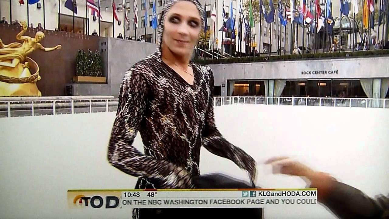 Johnny Weir - Today Show, Poker Face 10-28-11