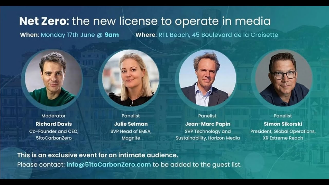Net-Zero: The new license to operate in media