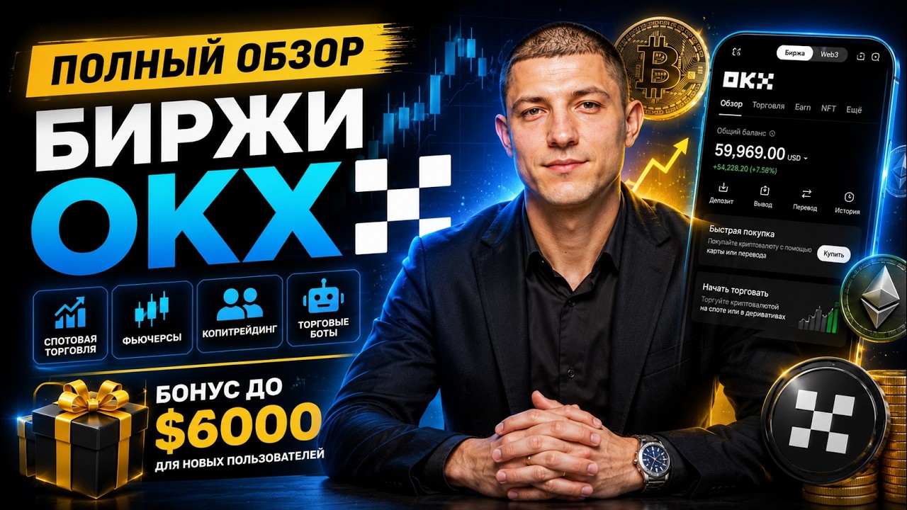 🚀 OKX ОБЗОР КРИПТОПЛАТФОРМЫ - Всё, что нужно знать новичку 🔥