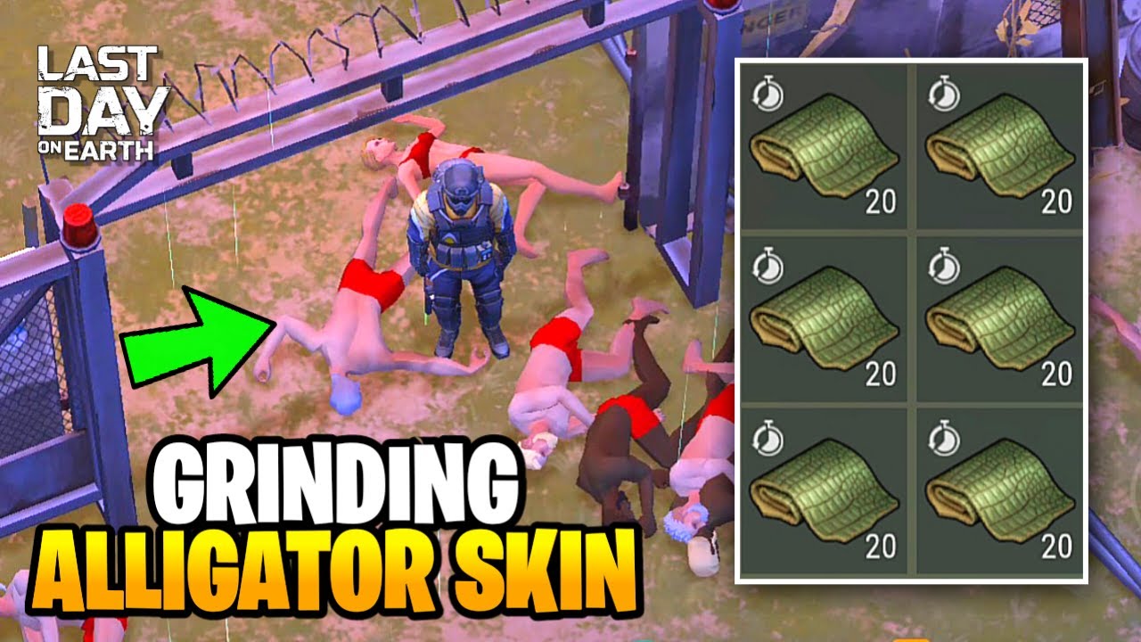 EASY Grinding! Get MORE ALLIGATOR SKIN for Hunter&rsquo;s Instinct Event - Last Day on Earth: Survival