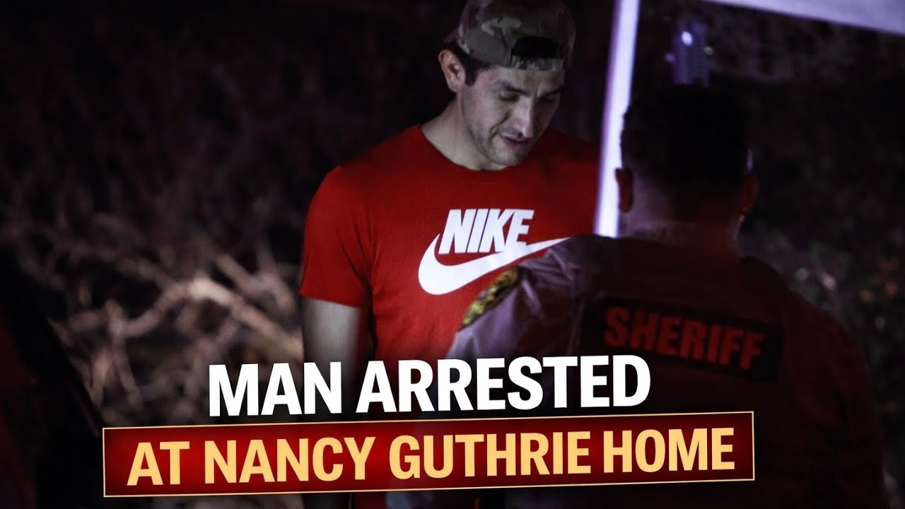 Mystery Man Detained At Home Of Abducted Nancy RAW FOOTAGE 