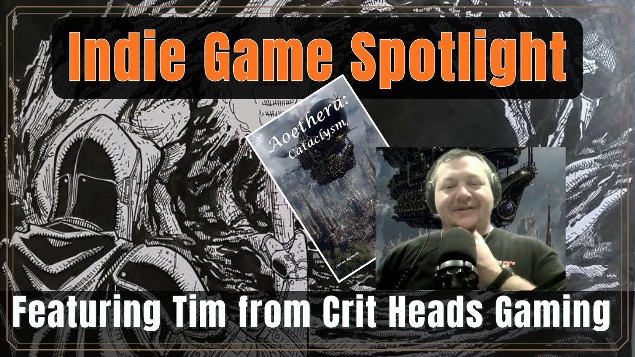 In-depth interview with Tim from CritHead Gaming about his setting, Aoethera. #ttrpg #indiedev