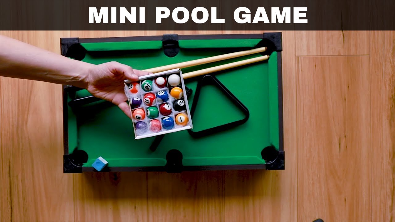 🎱 Table Top MINI POOL Game - Unboxing and Review 🎱