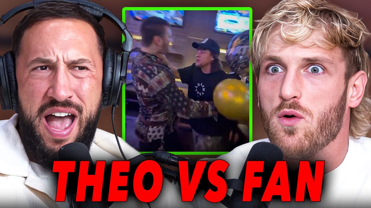 Logan Paul Reacts to Theo Von CHOKING A FAN!