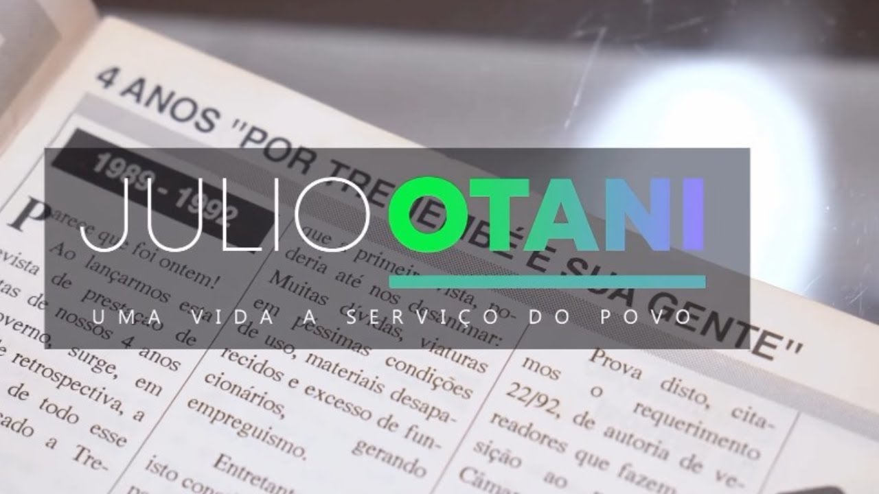 JULIO OTANI: UMA TRAJETÓRIA DE VIDA DEDICADA A TREMEMBÉ