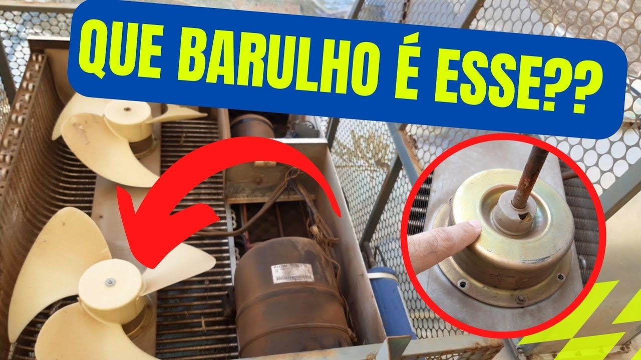 Unidade condensadora elgin com muito barulho( chamado completo)