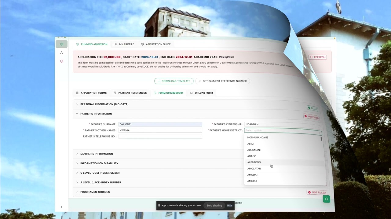 Pujab Online - Filling in the Online Form [Biodata] Part 1 #PujabOnlineApplication