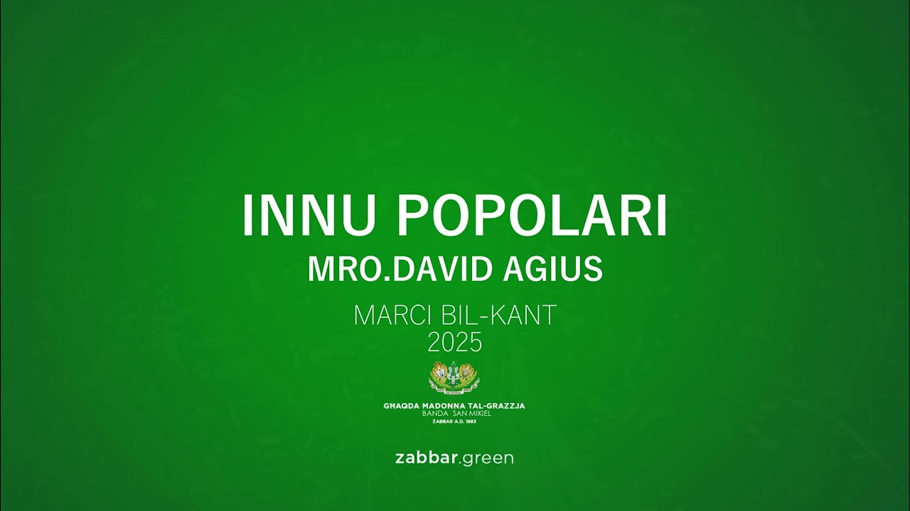 Innu Popolari - Mro.David Agius