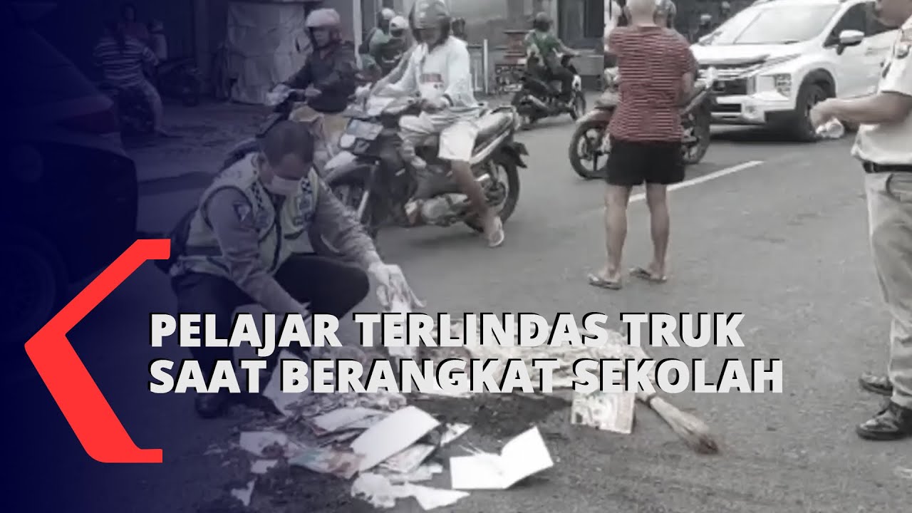 Pelajar SMA Tewas Terlindas Truk Saat Berangkat Sekolah