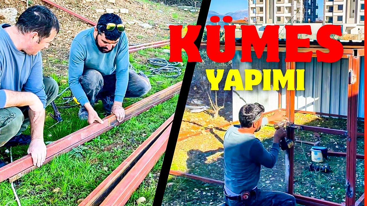 Tavuklarımız Artık &Ccedil;ok G&uuml;vende! Profil Demirden Dayanıklı K&uuml;mes Yaptık
