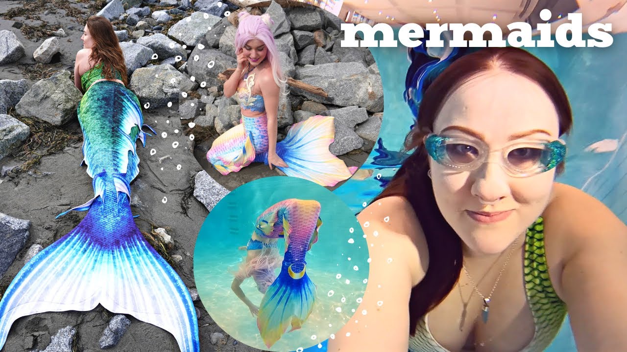 Mermaid BEACH Photoshoot and Mermaid Swim 🧜‍♀️