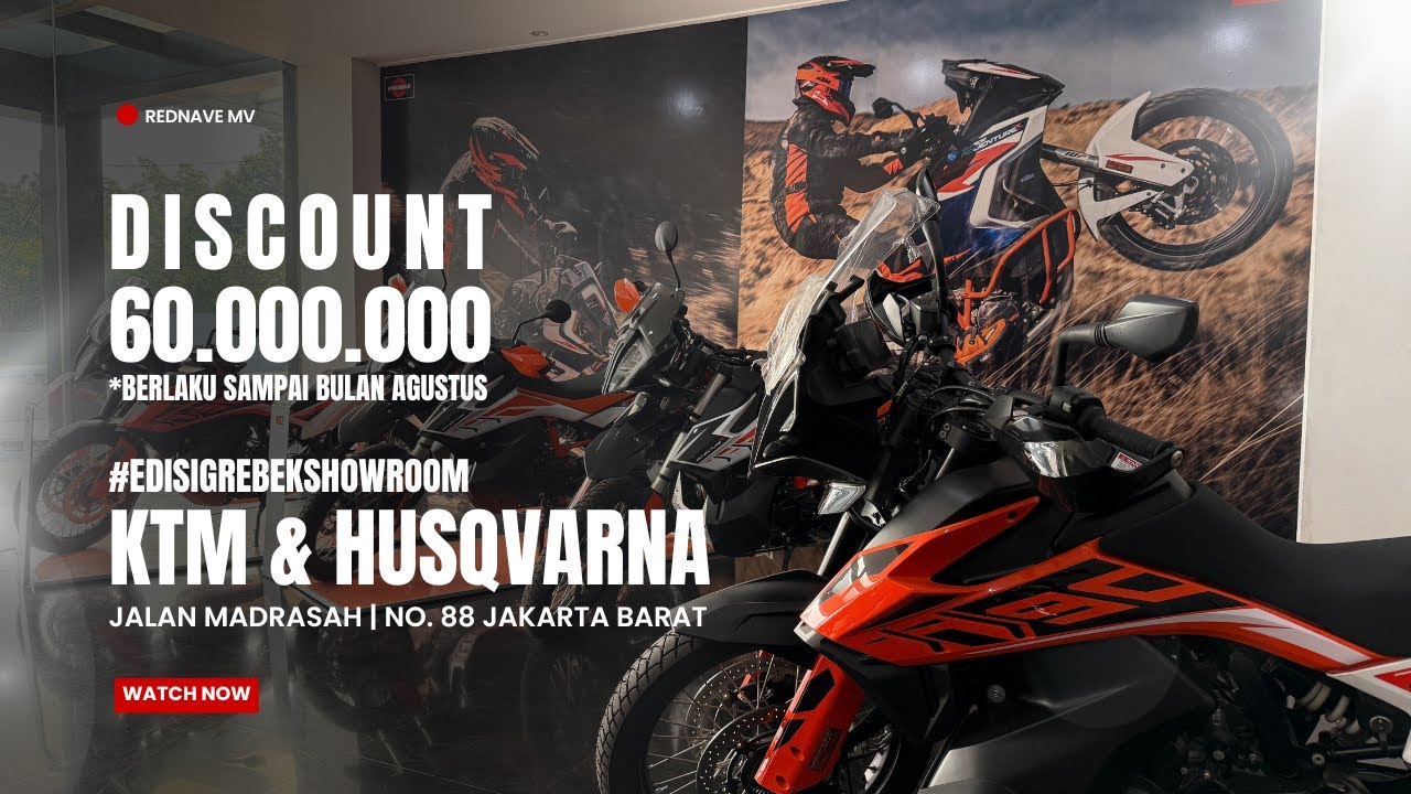 GREBEK SHOWROOM RESMI - KTM INDONESIA, CEK HARGA DAN ADA APA AJA YANG READY STOCK YA?!