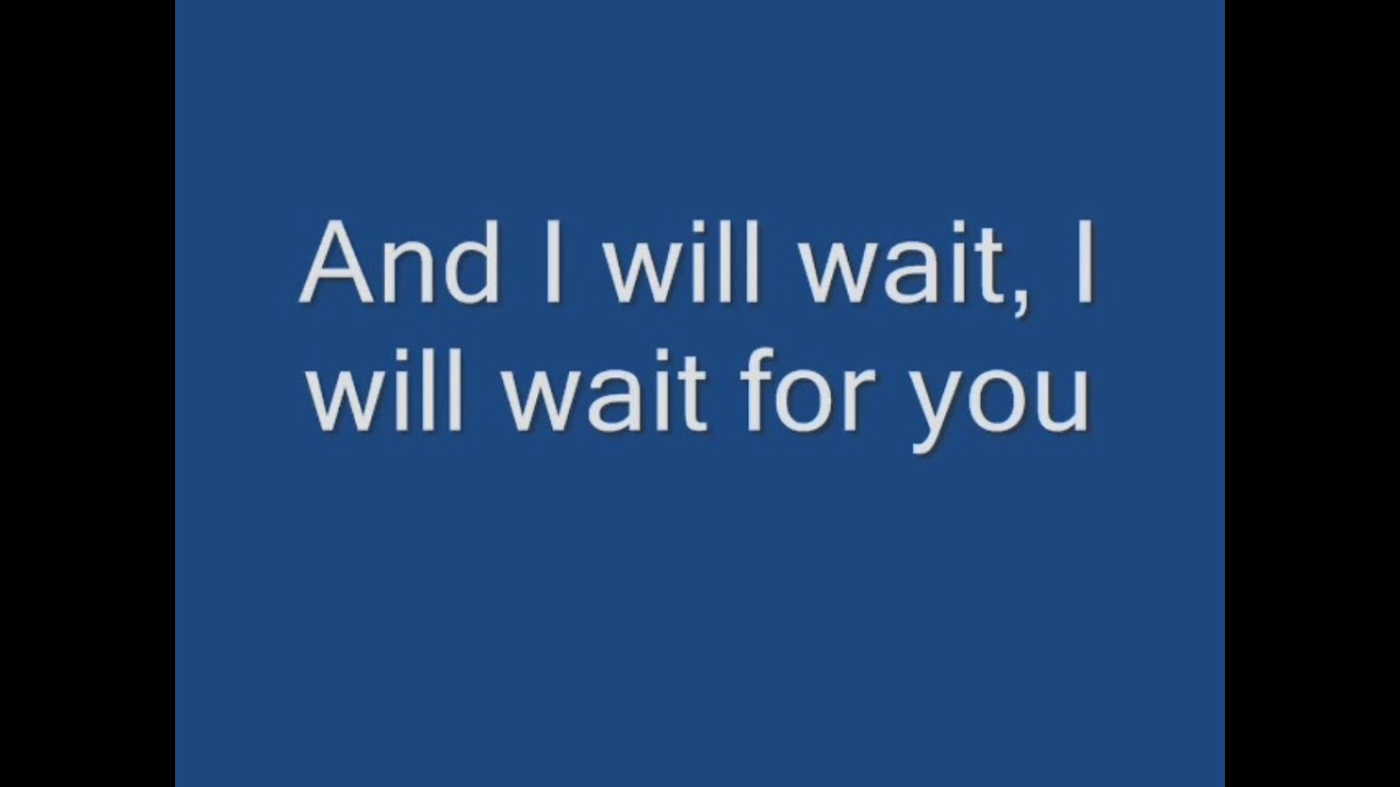 Mumford & Sons - I Will Wait Lyrics