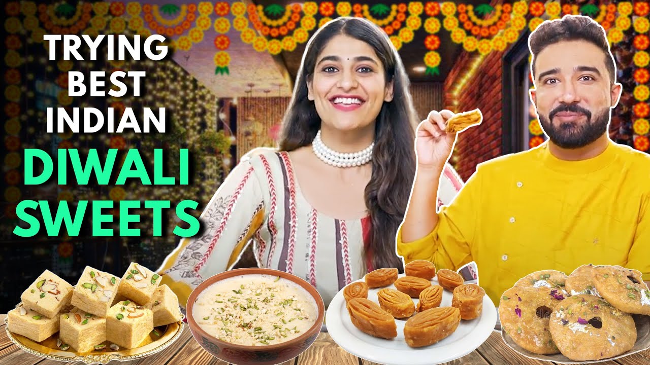 Trying BEST DIWALI SWEETS From Different States | The Urban Guide