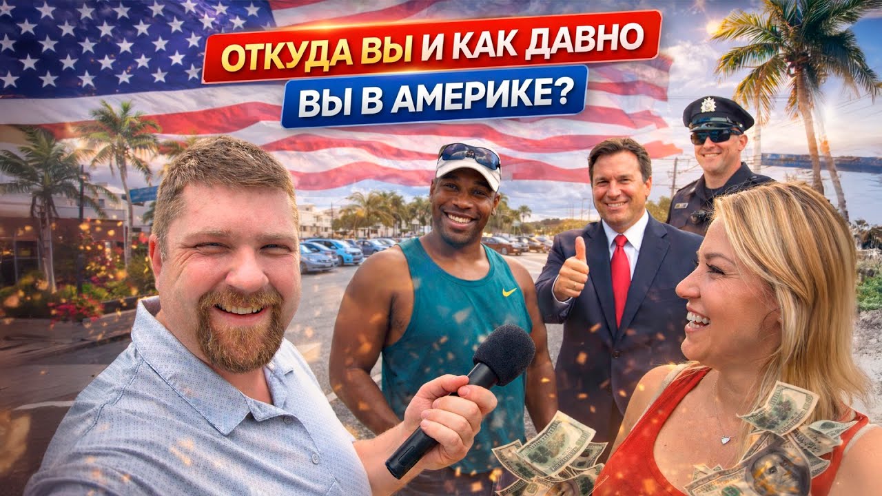УЛИЧНЫЕ ИНТЕРВЬЮ С ИММИГРАНТАМИ В США про плюсы и минусы США #жизньвсша #работавсша #переездвсша