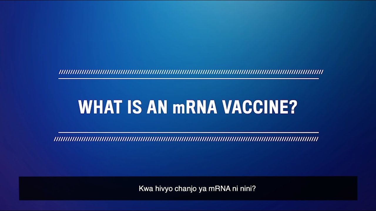 Kwa hivyo chanjo ya mRNA ni nini?