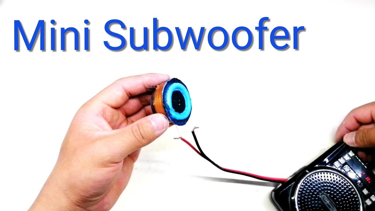 Mini Subwoofer casero