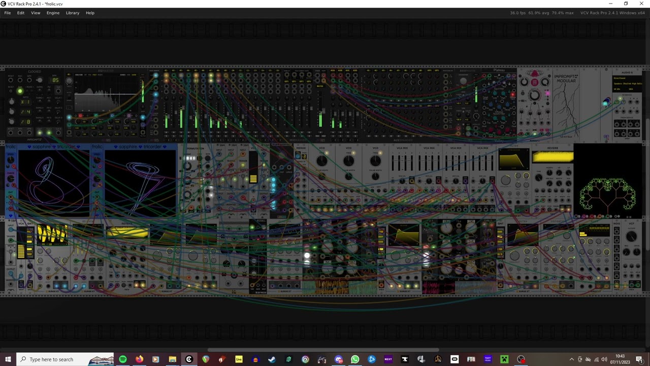Bitmasher - Frolic (VCV rack generative ambient)