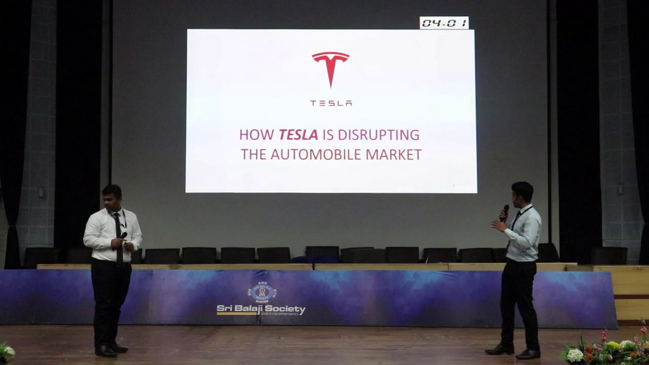 Sri Balaji Society Induction Presentation 2019 -  Case study on TESLA