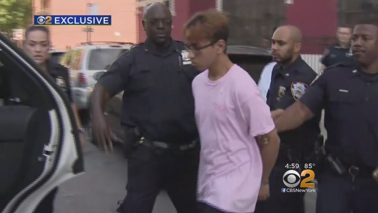 Exclusive: School Stabbing Suspect In Cuffs