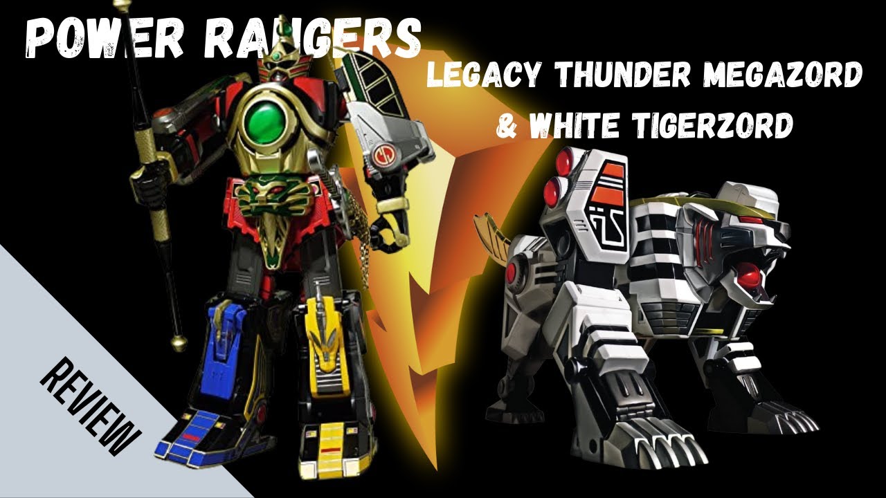 POWER RANGERS: LEGACY THUNDER MEGAZORD AND WHITE TIGERZORD