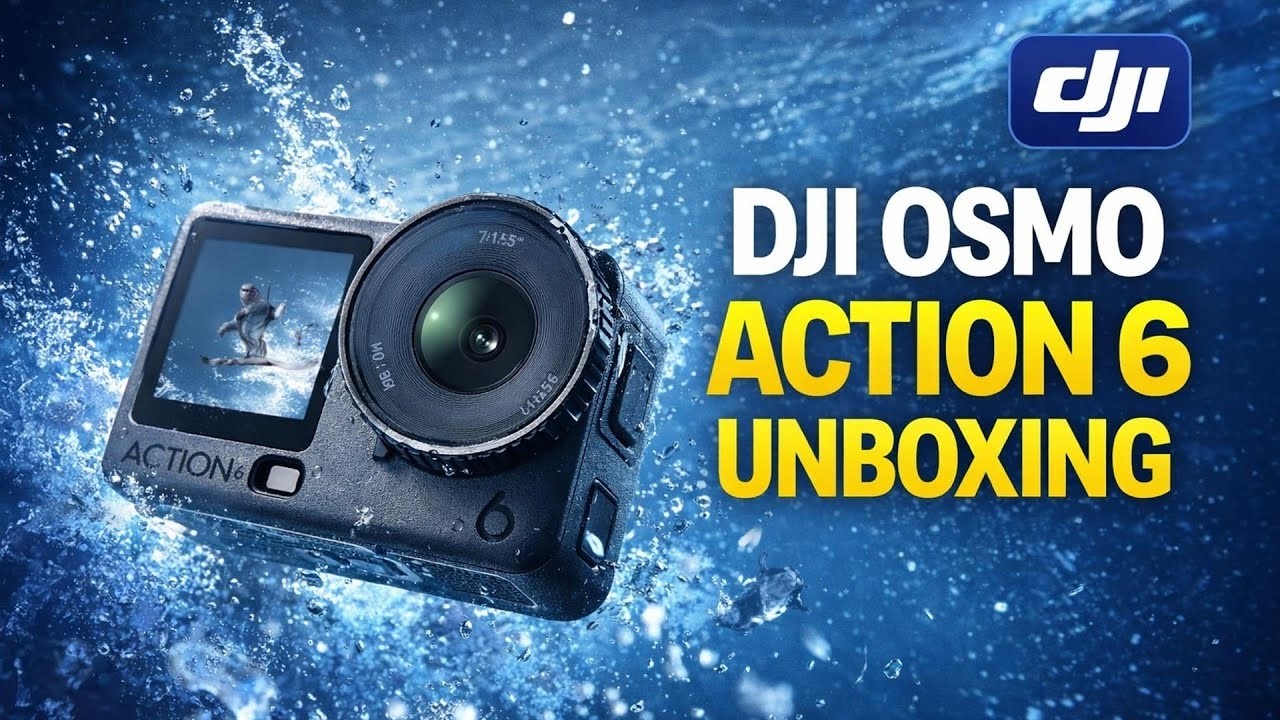 DJI Osmo Action 6 & Accessories Unboxing @DJI